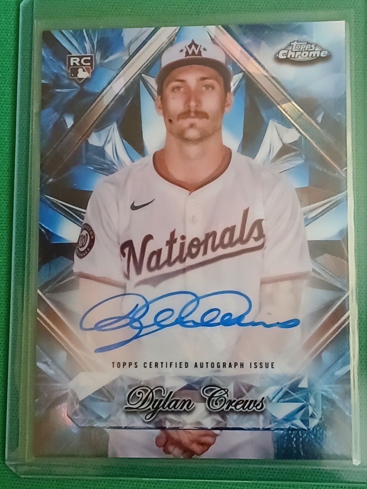 2025 Topps Chrome Sapphire Dylan Crews Sapphire Selections Auto Nationals RC
