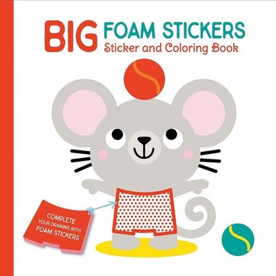 Big Foam Stickers: Sticker & Coloring Book (Mouse & Friends) (YOYO Foam... 