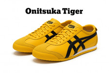 Authentic Onitsuka Tiger MEXICO 66 1183C102 751 YELLOW BLACK With shopping Bag
