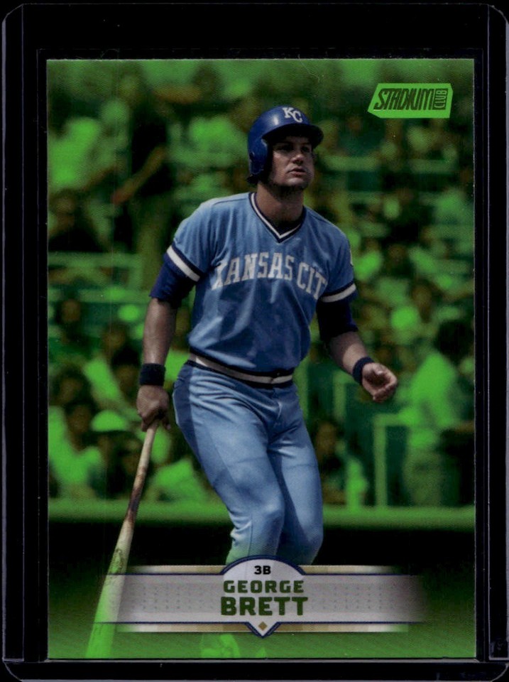 2025 Stadium Club George Brett #99 Lime Green Kansas City Royals