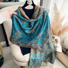 2025 Bohemia Pashmina Hijab Scarf Long Muslim Shawl Female Foulard Soft Turban H