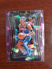 2024-25 Panini Select - Concourse Shai Gilgeous-Alexander #36 Purple Ice /99 OKC