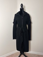 Authentic Valentino Garavani Wool Longline Sweater Coat Italian Size 44