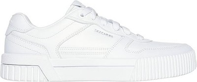 Skechers Women's Jade - Too easy white Leather Sneakers Casual Shoes