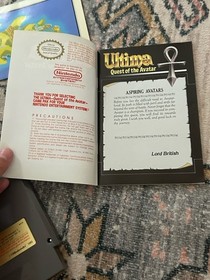 Complete w/ MAP! Ultima: Quest of the Avatar Nintendo NES CIB
