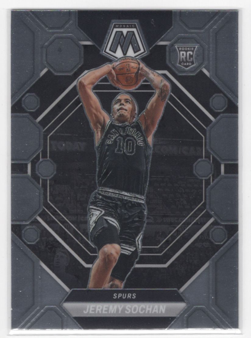 #226 Jeremy Sochan 2022-23 Mosaic BASE / RC Spurs