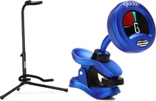 On-Stage XCG-4 Classic Guitar Stand + Snark SN-1X Value Bundle