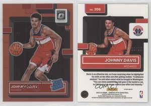2022-23 Panini Donruss Optic Rated Red Prizm /99 Johnny Davis #206 Rookie RC