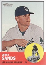 2012 Topps Heritage Baseball Card #310 Jerry Sands