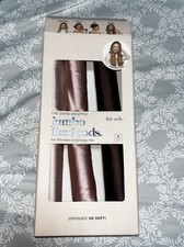 3 Kitsch Satin-Wrapped Jumbo Flexi Rods 1in No Heat Hair Curlers Set