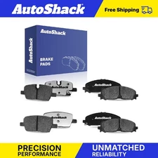Front Rear Ceramic Brake Pad Set for 2021-2023 GMC Acadia