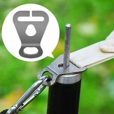 Camping Tent guyline Rope Adjuster Stainless Steel Metal Tent Rope Tensioner for