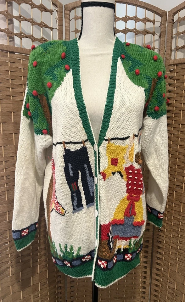 Suéter vintage hecho a mano marisa christina Foto 4 de 4