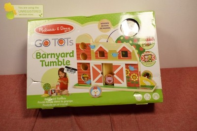 Melissa & Doug GO Tots Wooden Barnyard Tumble