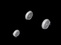 Cmk 129-Q72362 - 1:72 Heinkel He 162A Wheels - Neu