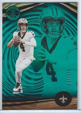 2023 Illusions Derek Carr Teal 47/175 #78 New Orleans Saints