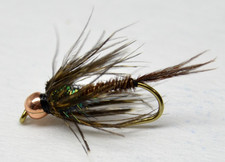12 Bead Head Pheasant Tail Soft Hackle Nymphs, 12 Bead Head Pheasant Tail Nymphs