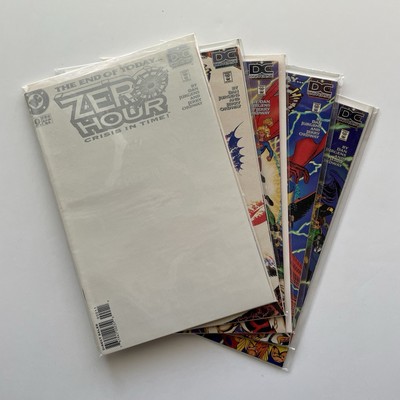 Zero Hour: Crisis In Time #0-4 (1994) Complete Mini Series DC Comics VF+ - NM-