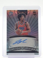 JAYLIN WILLIAMS 2022-23 SELECT YOUTH EXPLOSION SILVER PRIZM ROOKIE AUTO Q4444