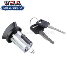 FOR FORD IGNITION SWITCH LOCK CYLINDER W/ 2 TRANSPONDER CHIPPED KEYS F85Z11582AA