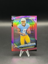 2025 Panini Prizm Omarion Hampton (RC) Pink Prizm | LA CHARGERS🚨