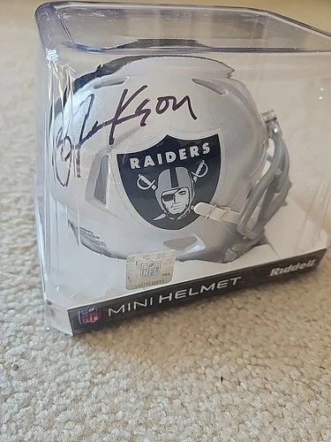 Bo Jackson Signed Oakland Raiders Mini Helmet