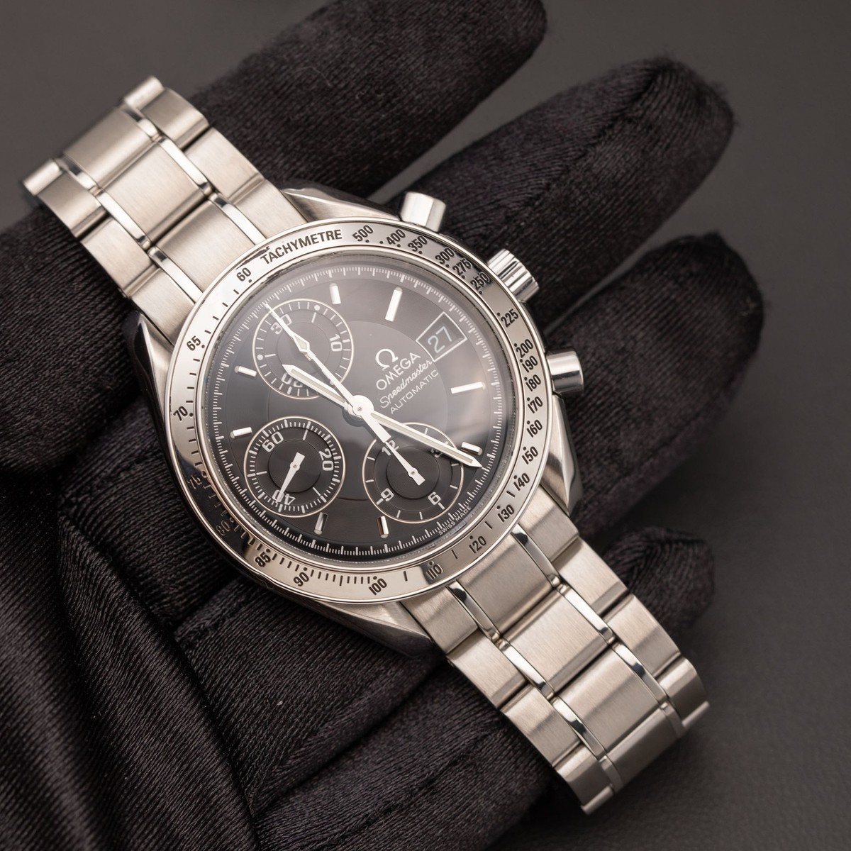 Omega Speedmaster Date Chronograph Black Dial 39mm 3513.50.00