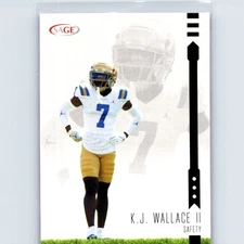 2025 SAGE - KJ Wallace II #59 - Black - UCLA Bruins