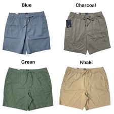 Gap Men's Soft Cotton 7" Inseam Pockets Pull On Short S, M, L, XL, XXL