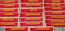 1974 Topps Football Team Checklist 1&2 Star Singles
