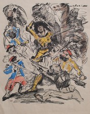 Lovis Corinth Virgin of Orleans Original Unsigned Offset Lithograph 1914