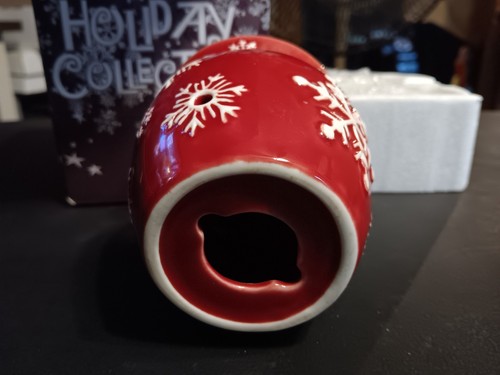 SCENTSY SNOWFLAKE ROT STECKWÄRMER mit Box funktioniert super - Bild 6 von 12