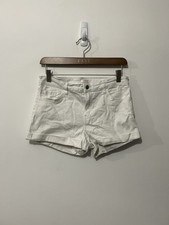 Women's H&M White Denim Shorts - Size 10