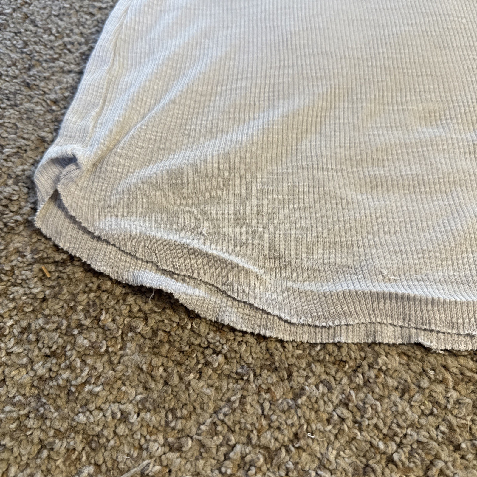 Stateside Gray Beige Split Sleeve Basic Tank Scoo… - image 2