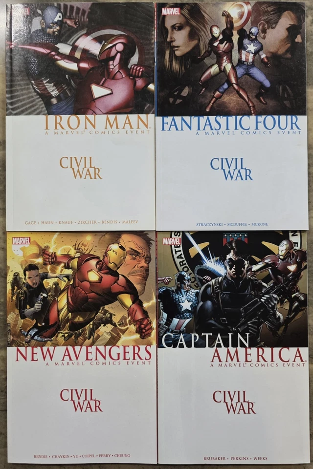 Civil War: TPB Lot (16 Volumes) Marvel Comics (Millar / McNiven / Straczynski) - Image 4 of 4