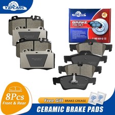 Front and Rear Ceramic Brake Pads For Mercedes-Benz E350 SL500 E500 SL550 CLS550