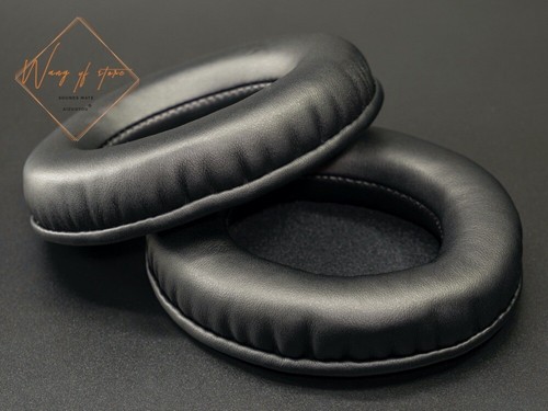 Oval Ellipse Egg Shape Full Size Leather Ear Pad Foam Cushion EarMuff Headphone - Picture 4 of 23