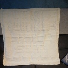 Hand Knitted Baby Blanket