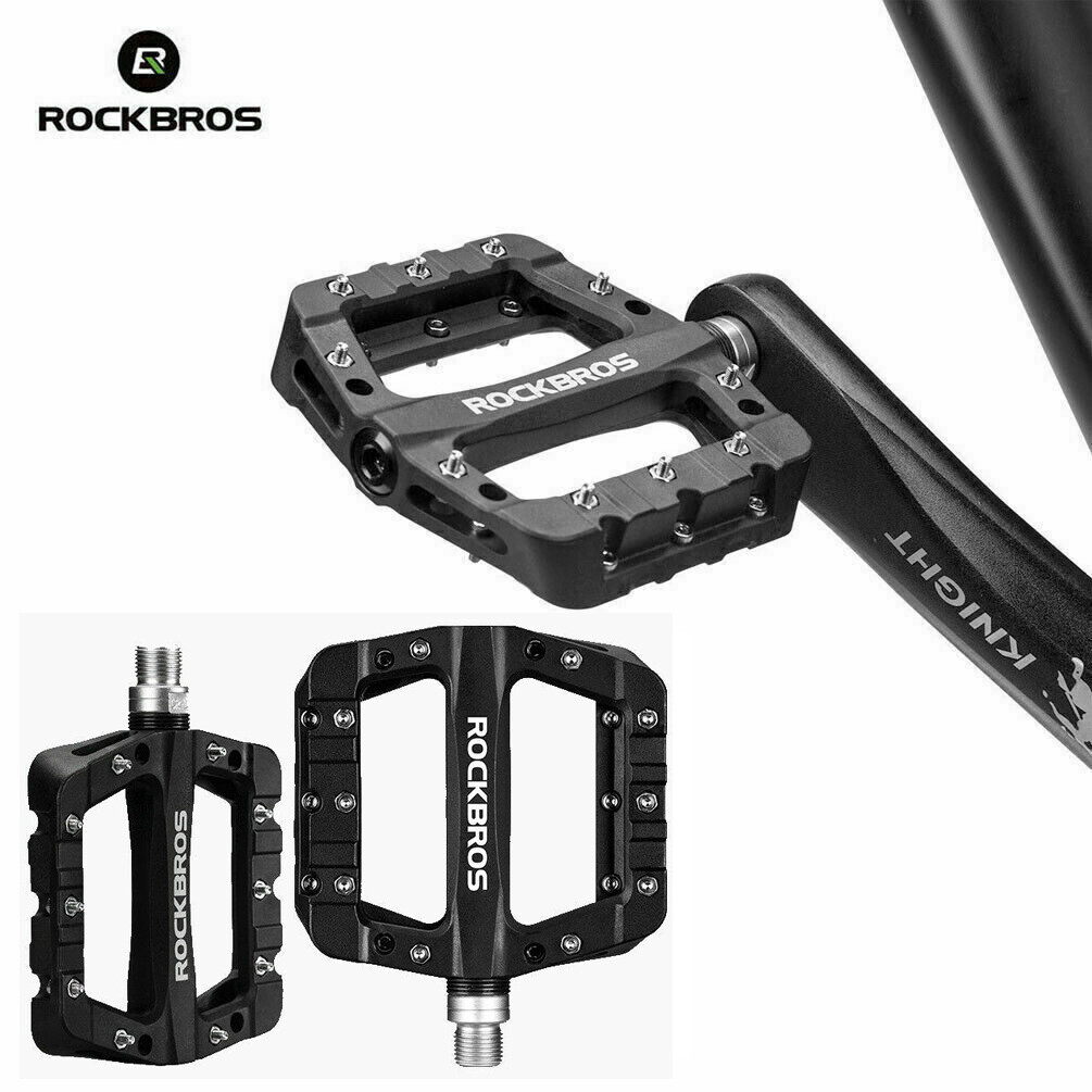 ROCKBROS Mountain Bike Pedals Flat MTB Pedals Nylon Fiber Bicycle Platform Pedals For Road Mountain Bmx Mtb Bikes 9 16 Red 715c1747 C683 43a9 Af93 E54a1b62594f.98256509912be23cc3085147aa3e81a1 - View #8