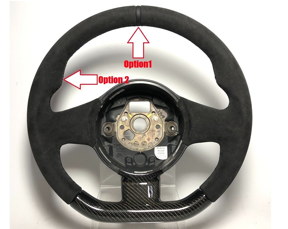 Carbon bottom Alcantara steering wheel Lamborghini Gallardo LP560 No Exchange