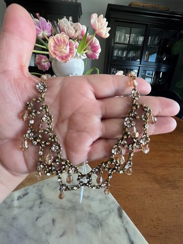 NEW Sweet Romance Vintage Regency Victorian Style Statement Collar Necklace WOW! - Picture 8 of 10