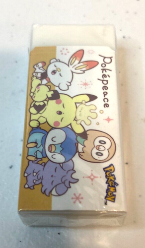 Pokemon Pokepeace Pocket Monster Eraser Block dal Giappone Mono Gomma dal Giappone - Foto 5 di 6