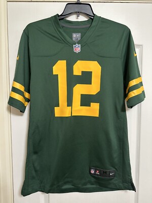 NEW Nike NFL Green Bay Packers Aaron Rodgers 50s Onfield Throwback Jersey MEDIUM