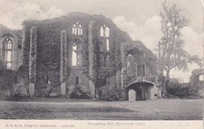 PC KENILWORTH CASTLE - BANQUETING HALL 1904 BY H.R. SKUTT BRIDGE ST KENILWORTH