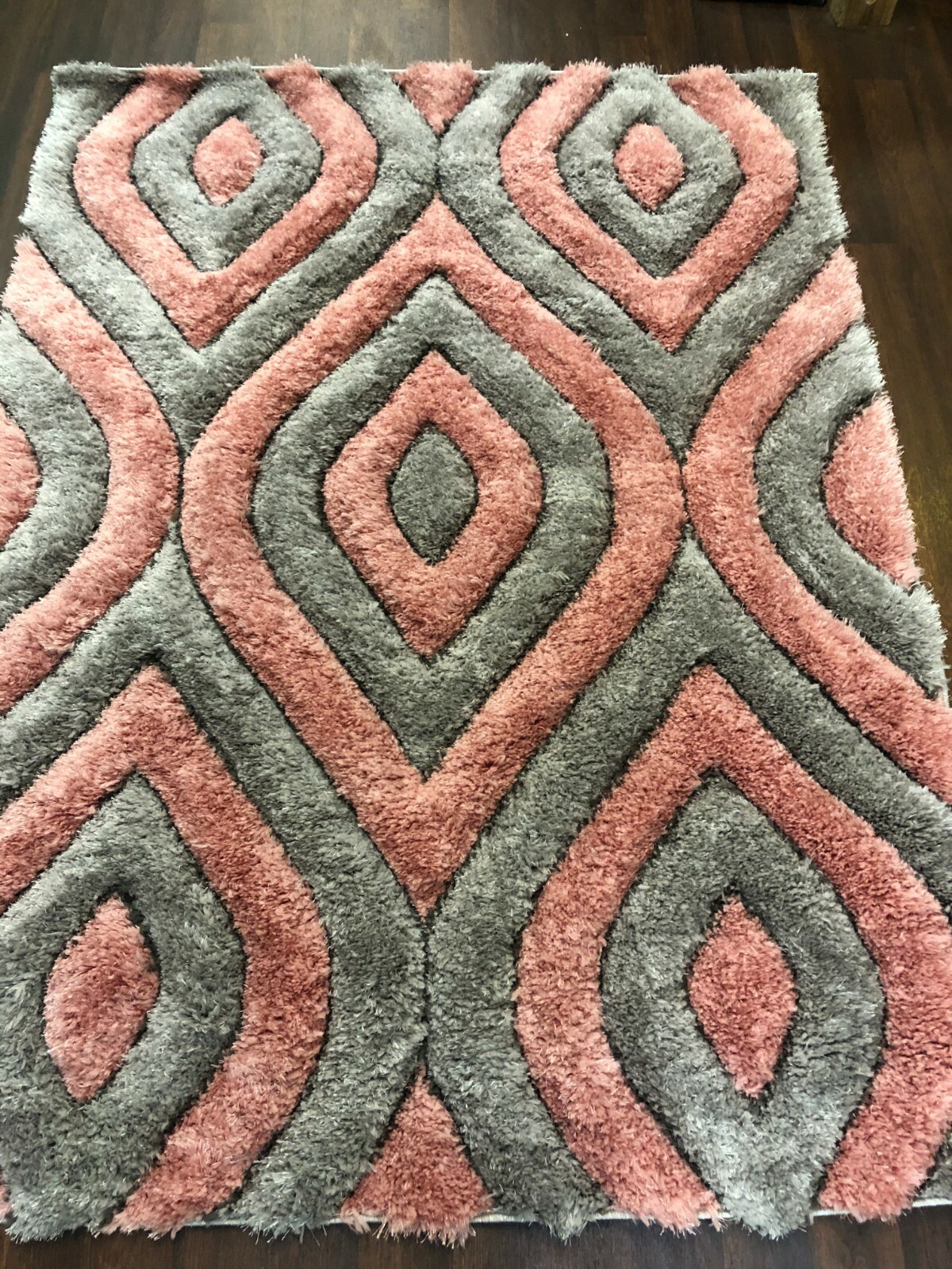 RUGS QUALITY LUXURY WOVEN MODERN SOFT 3D RUG LARGE 160CMX210CM GREY