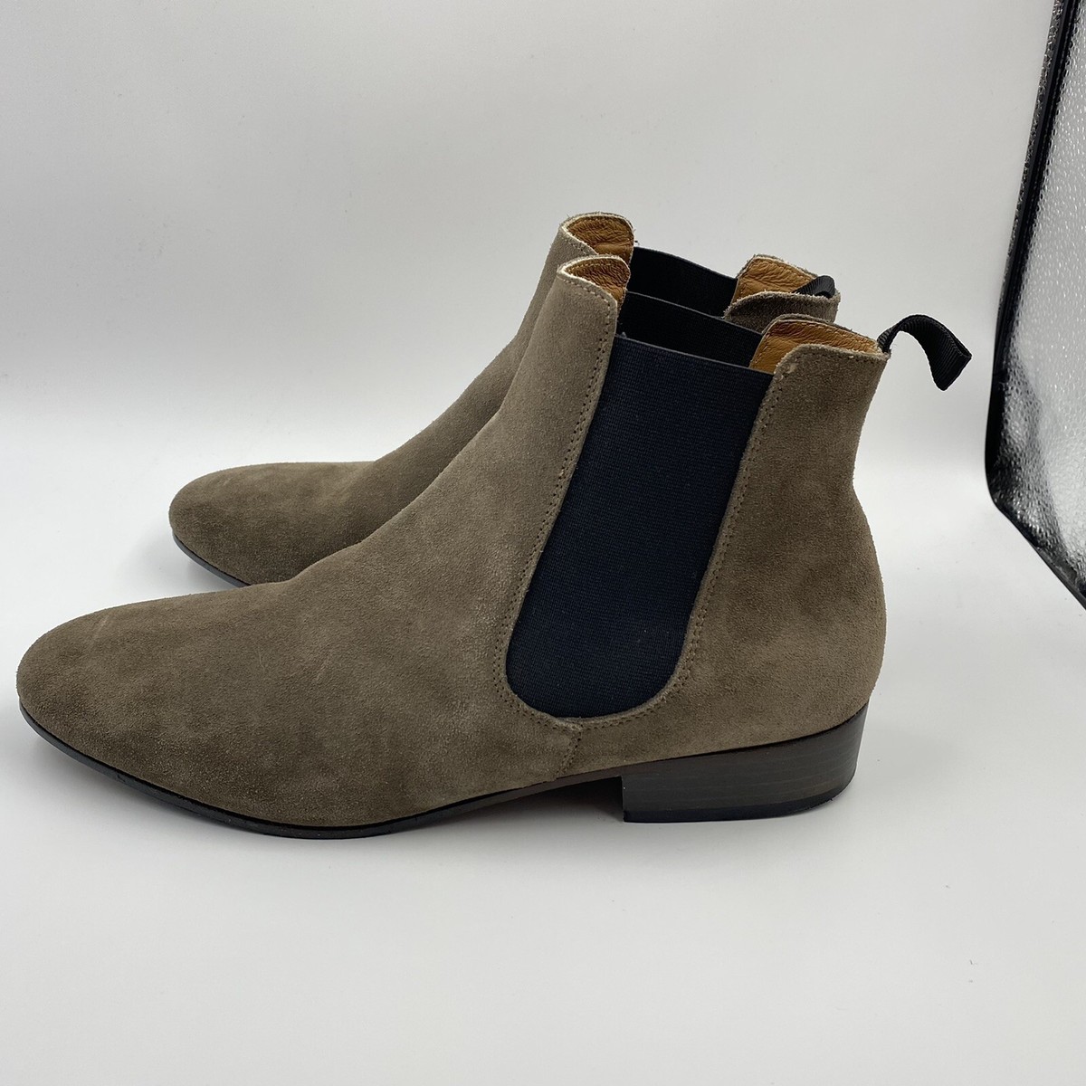 Boemos Suede Leather Zippered Ankle Boots 12 Cozy feels start here. Our shearling Boemos boots are now  main image 3