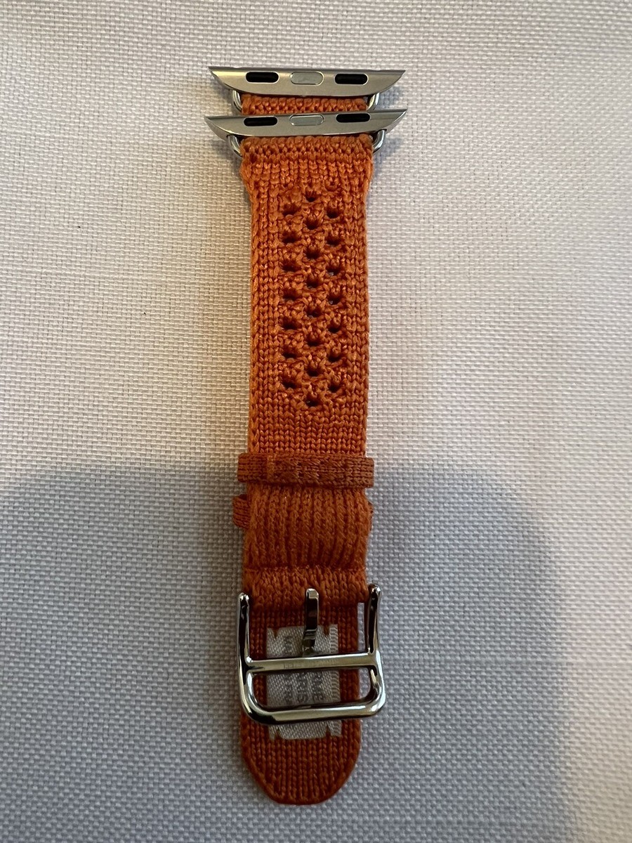 【極美品】Apple Watch HERMES 8 41mm New Apple Watch Series 9 Hermes 41mm Gold/Ecru Toile New in