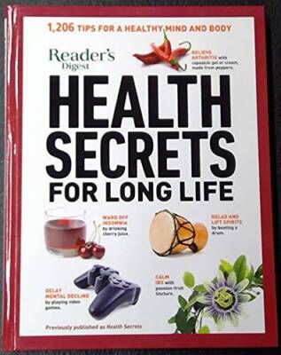 Reader's Digest Health Secrets For A Long Life 1,206 Tips For a Healthy M - GOOD