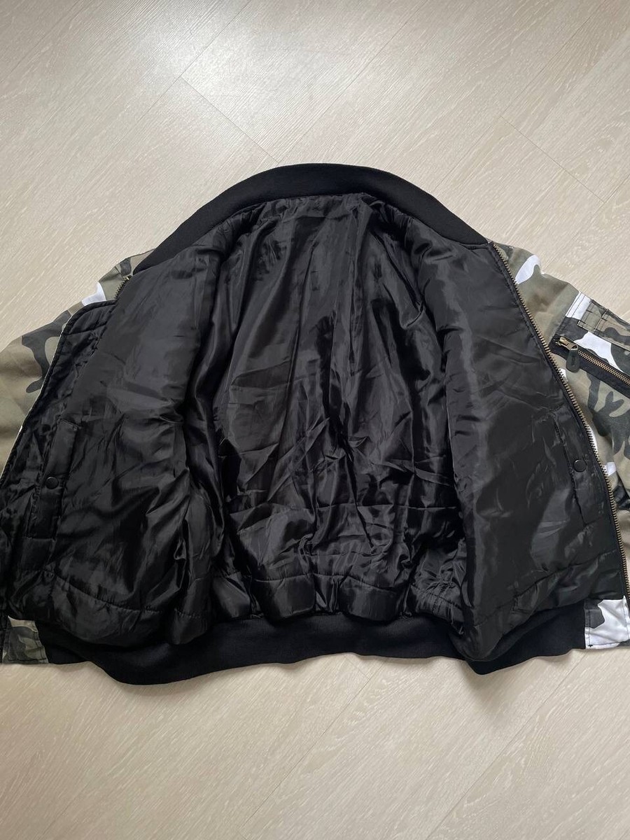 Ma-1 Camo Bomber Military Flight Raf Simons Riot Fostex Ma-1 Camo Bomber Military Flight Raf Simons Riot Fostex