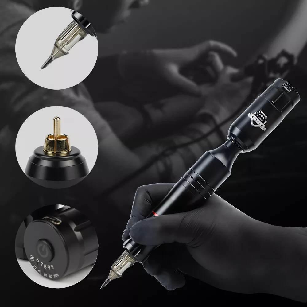 Hot Sale Rotary Tattoo Machine Kit Flux Double Battery Wireless Tattoo Pen  Machine for Tattoo Cartridge Needles  China Tattoo Machine and Tattoo Pen  price  MadeinChinacom